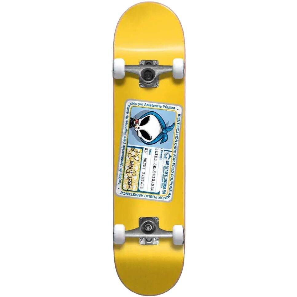 Blind Old Boney Bastard FP Complete Skateboard - Yellow 8.25''