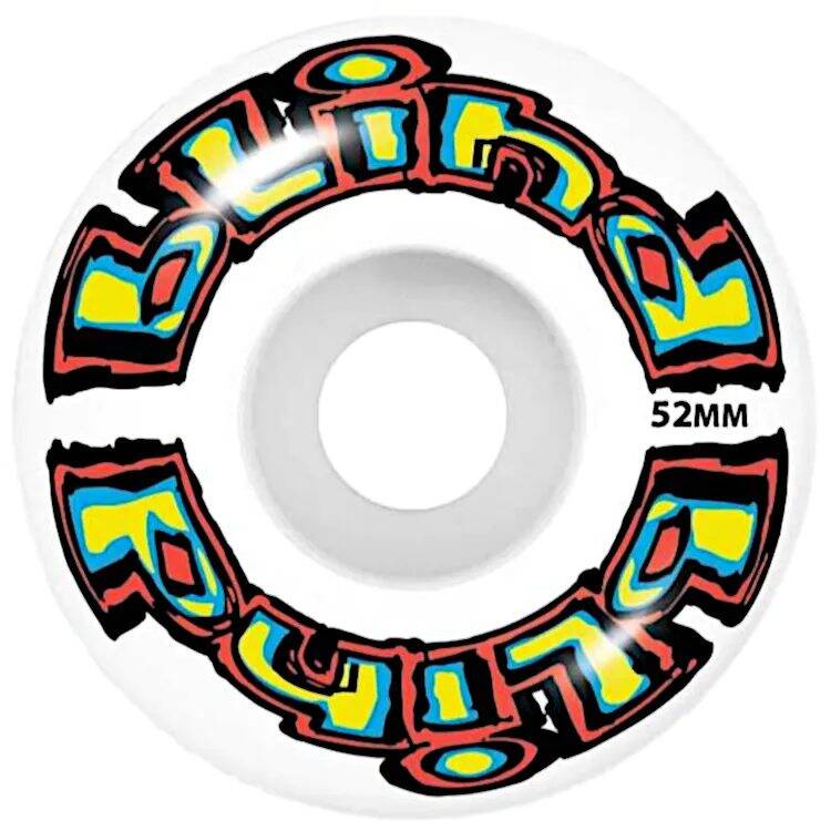 Blind OG Grundge Logo FP Complete Skateboard - Black 8''