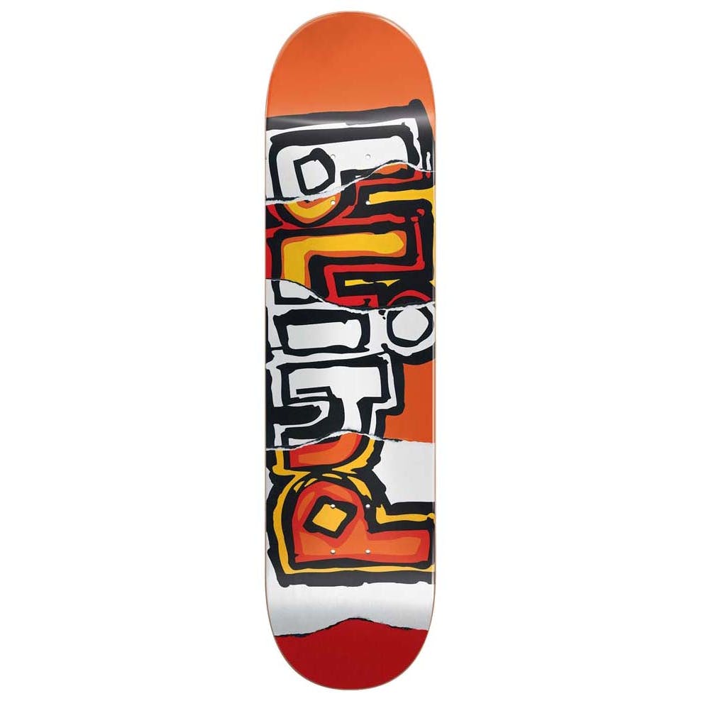 Blind OG Ripped Skateboard Deck - Red/Orange 8.25''