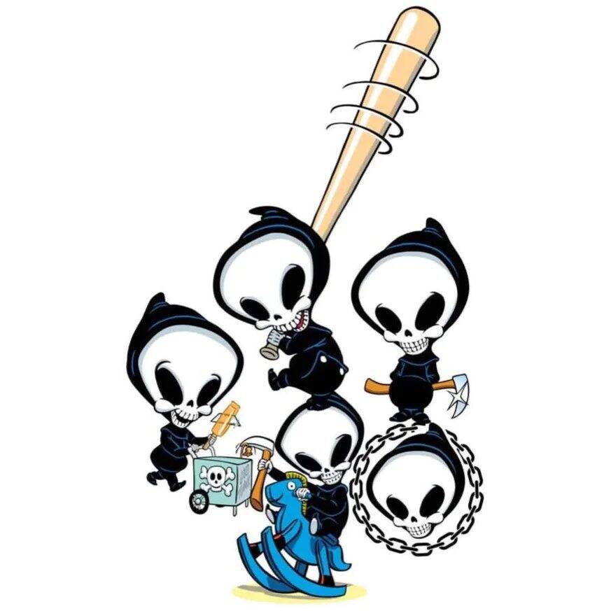 Blind Reaper Skateboard Sticker - Multi