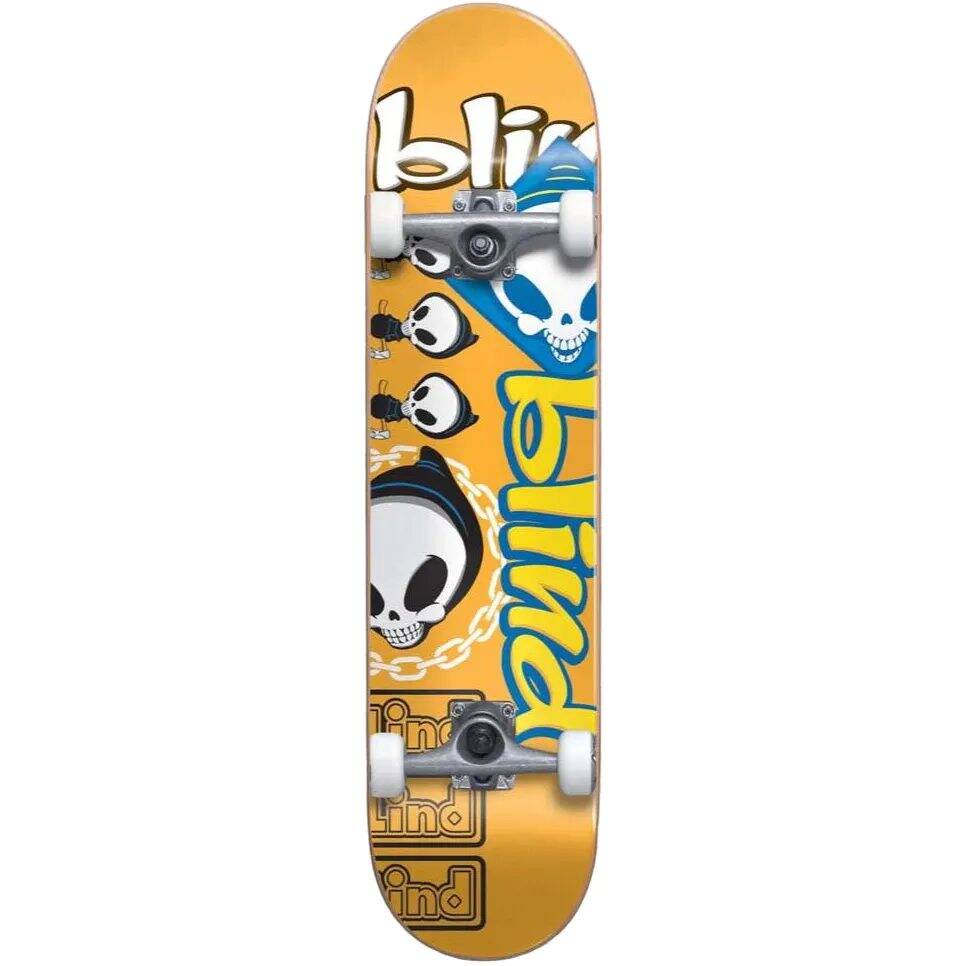 Blind Tantrum FP Complete Skateboard - Orange 8''