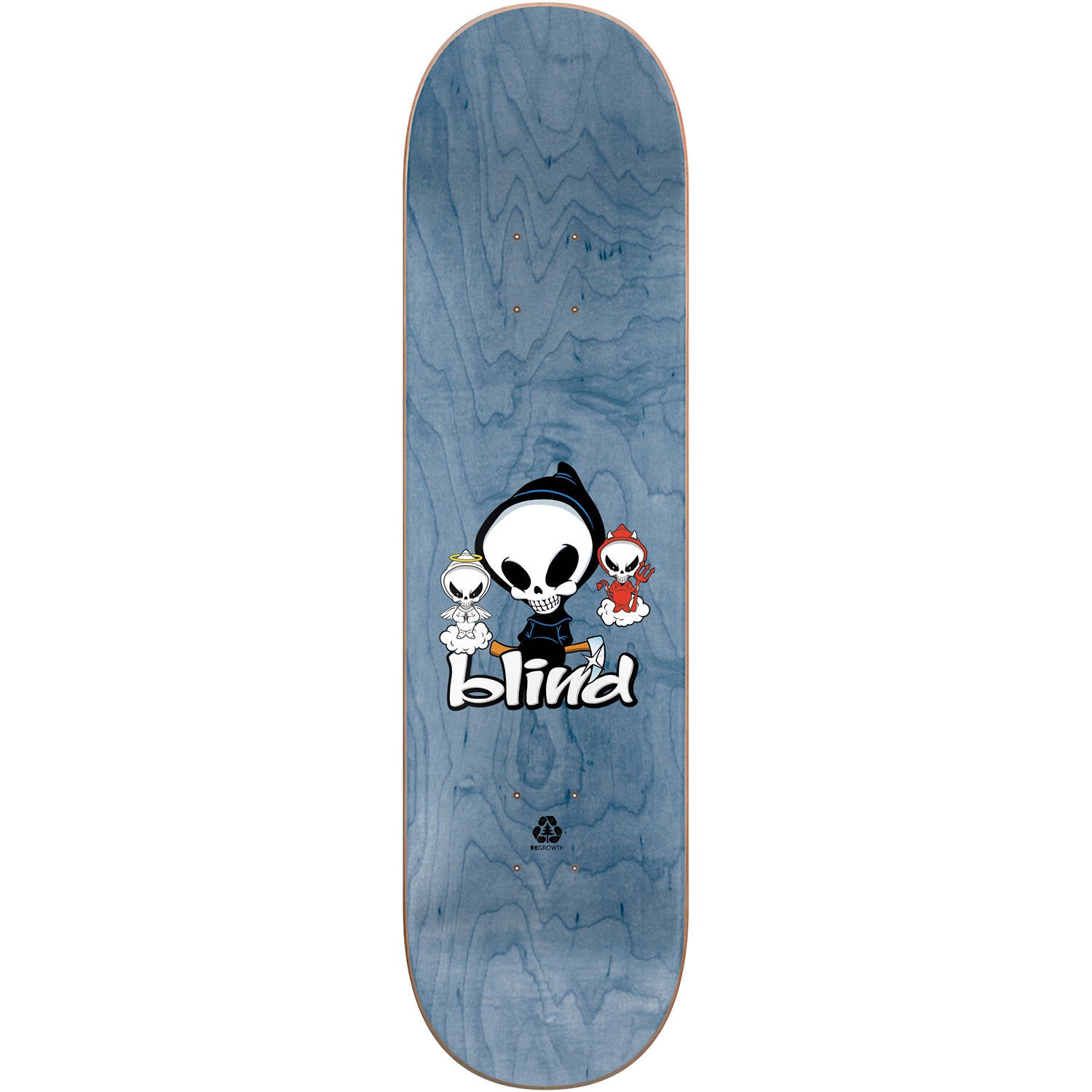 Blind Nassim Devil Reaper Skateboard Deck - 8"