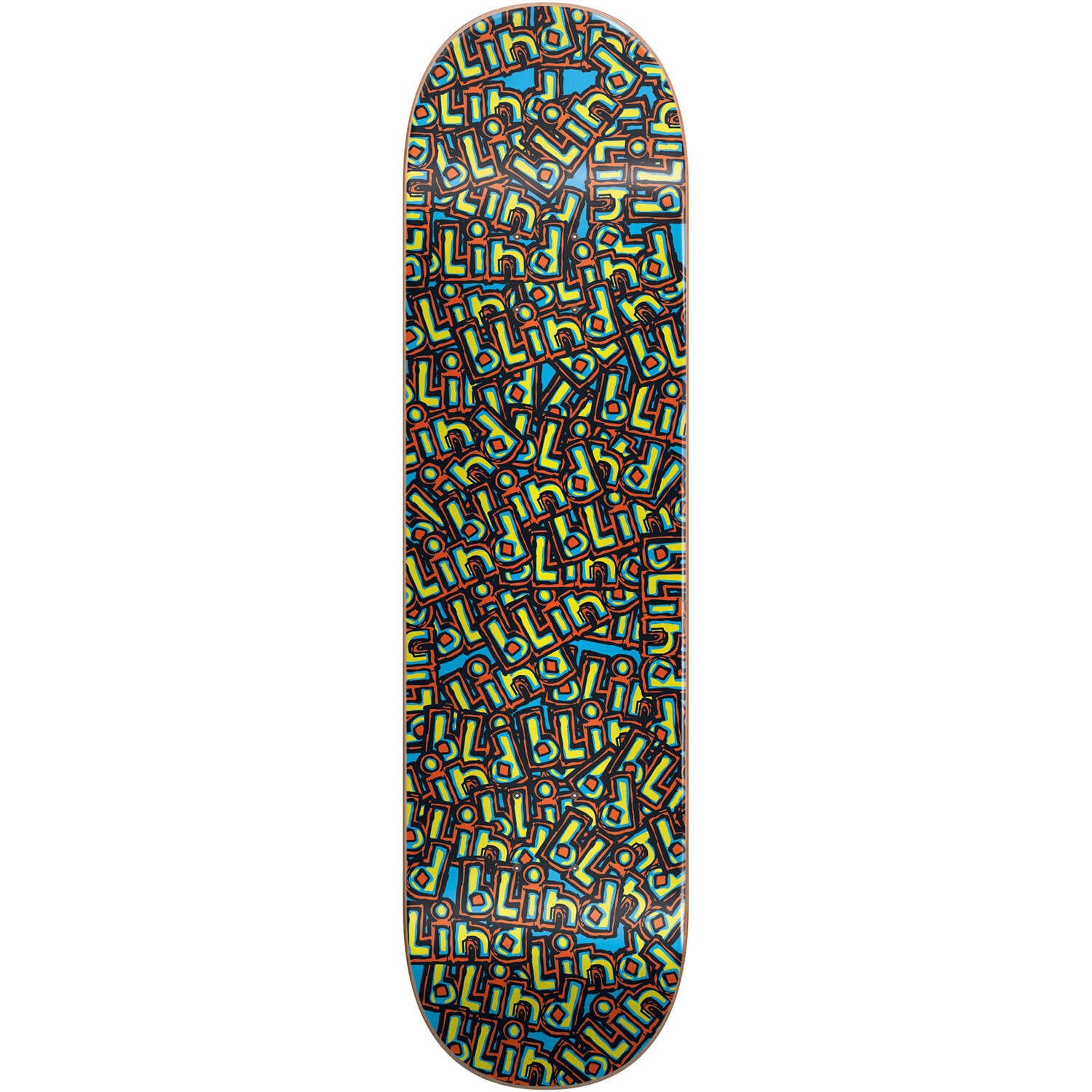 Blind OG Wallpaper Skateboard Deck - Blue 8"