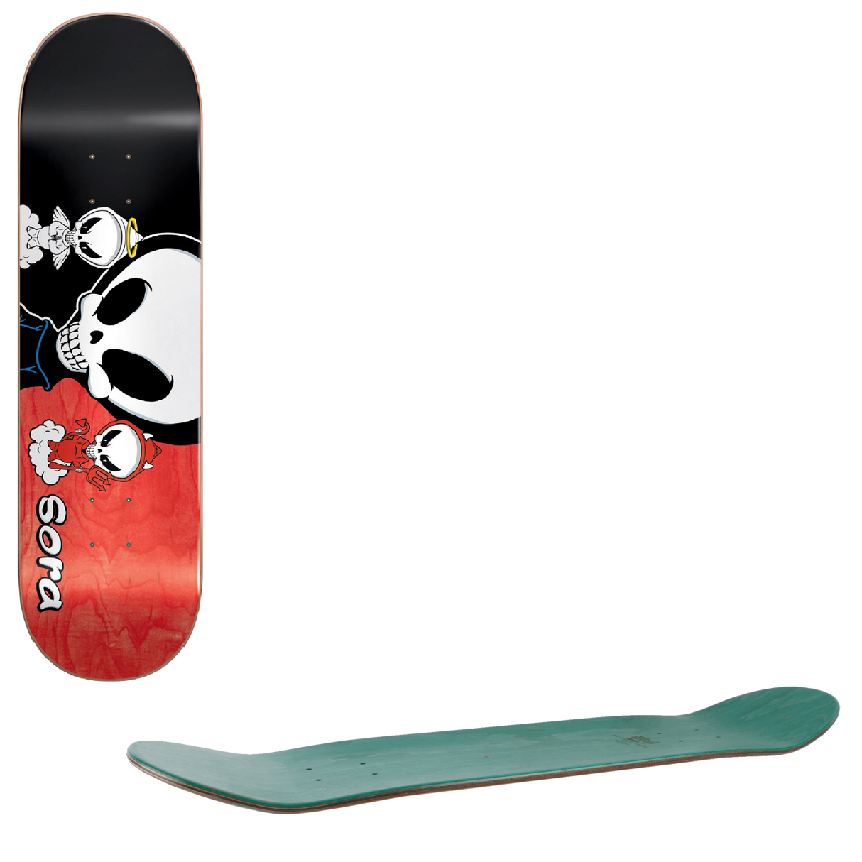 Blind Sora Good VS Evil Reaper Skateboard Deck - 7.75"