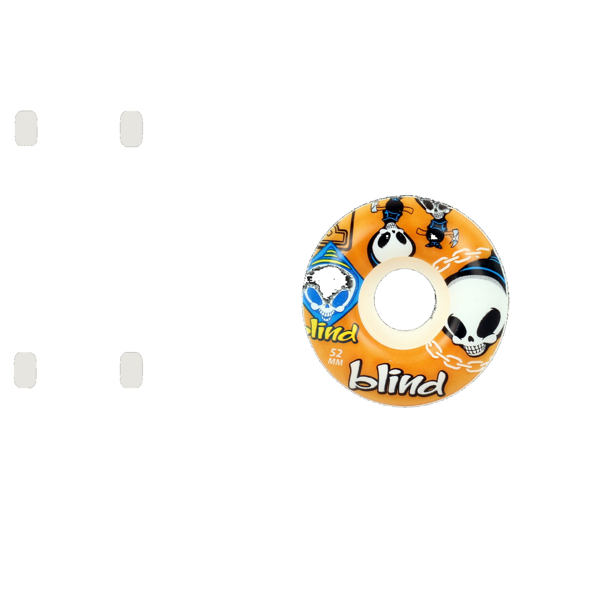 Blind Random Skateboard Wheels - Orange 52mm