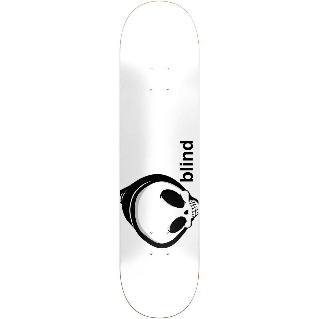 Blind Whitey Reaper Skateboard Deck - White 8''