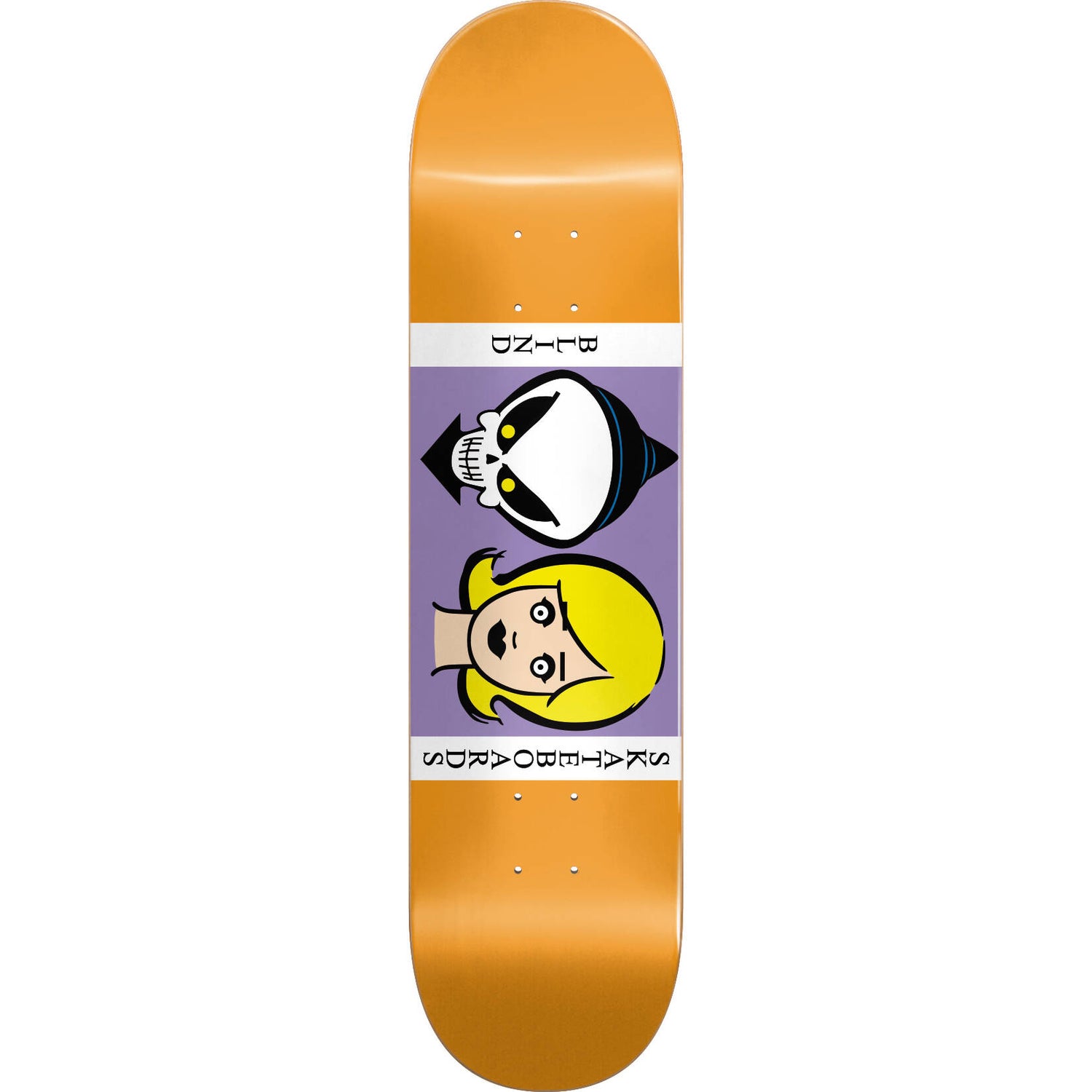 Blind Reaper Doll RHB Skateboard Deck - Orange 8"