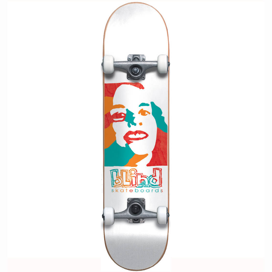 Blind Psychedelic Girl Complete Skateboard - White 7.75''
