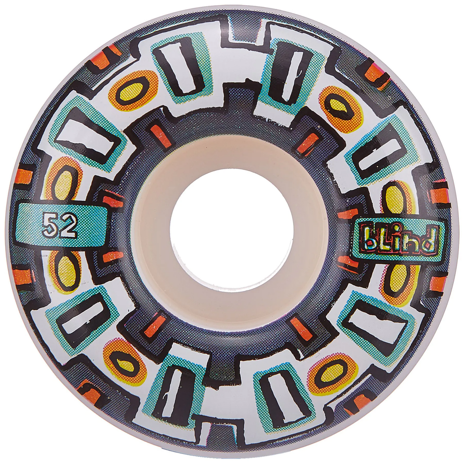 Blind Round Space V2 Skateboard Wheels - Navy 52mm