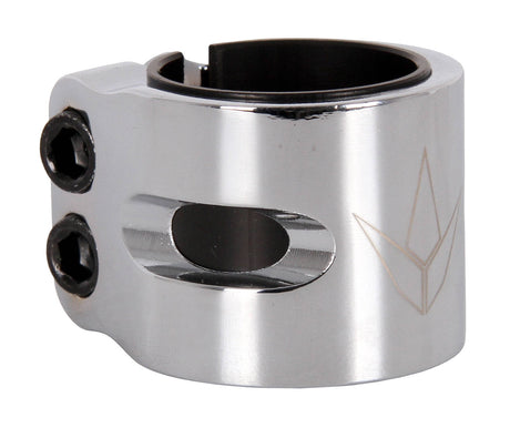 Blunt Twin Slit Double Clamp - Chrome