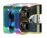 Blunt Twin Slit Double Clamp - Oil Slick