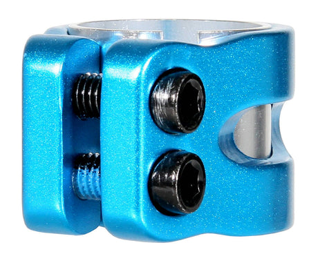 Blunt Twin Slit Double Clamp - Teal