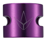 Blunt Twin Slit Double Clamp - Purple