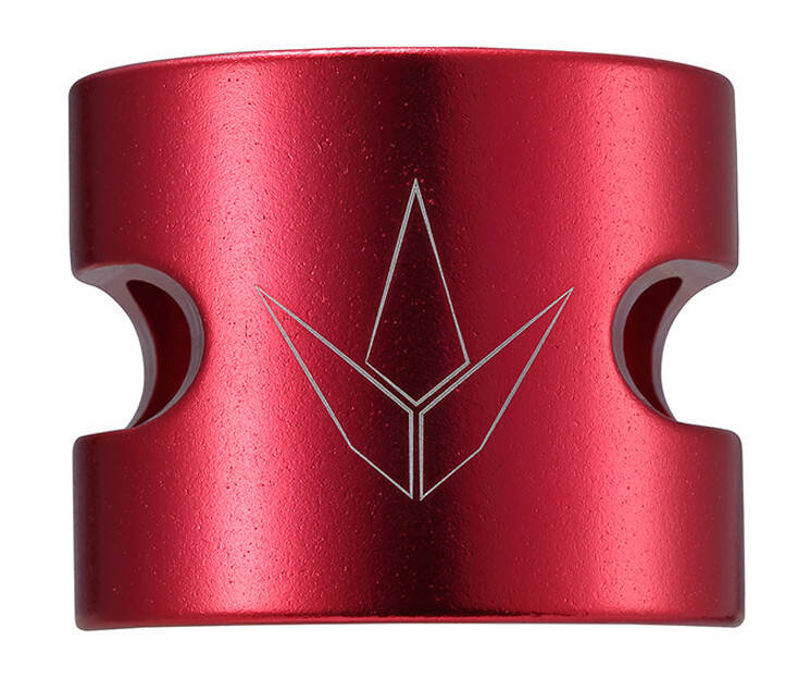 Blunt Twin Slit Double Clamp - Red