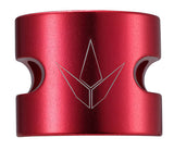 Blunt Twin Slit Double Clamp - Red