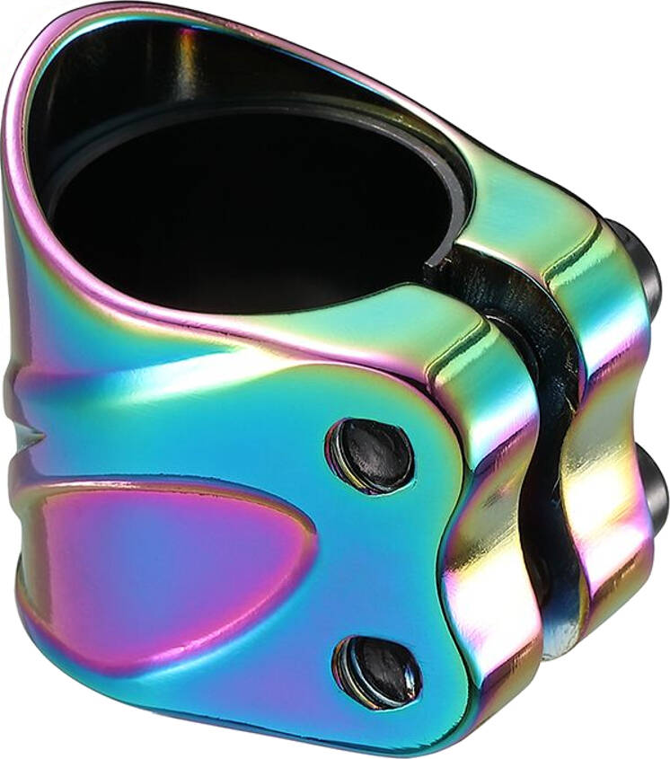 Blunt Forged Oversized Double Clamp - Oil Slick