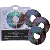 Blunt Envy 4 Pack Wheel Sticker - Hawk 120mm