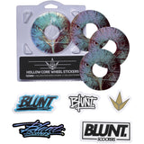 Blunt Envy 4 Pack Wheel Sticker - Hawk 120mm
