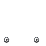 Blunt Diamond 110mm Scooter Wheel - Black/White