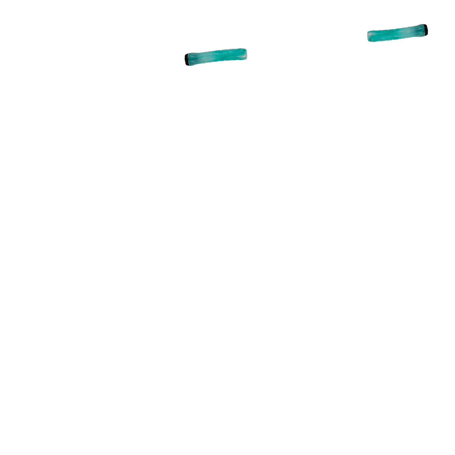 Blunt V2 Smoke Hand Scooter Grips - Teal