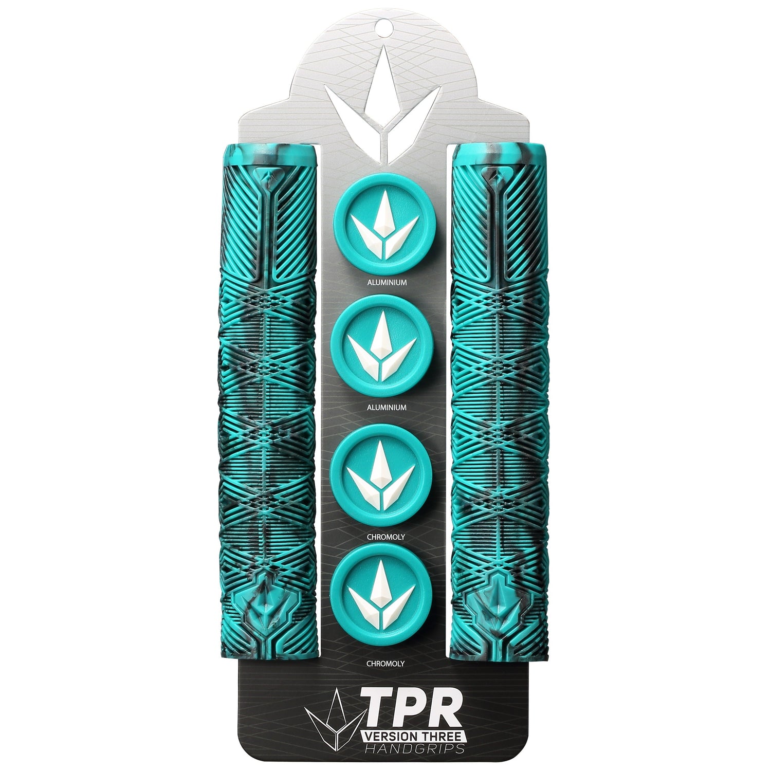 Blunt V3 160mm Bar Grips - Black/Teal