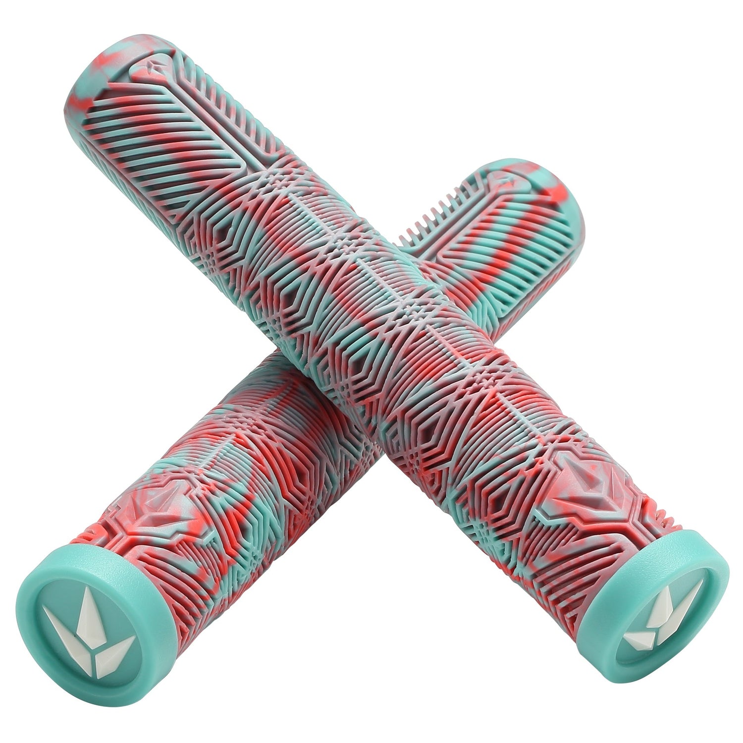 Blunt V3 160mm Bar Grips - Blue/Red