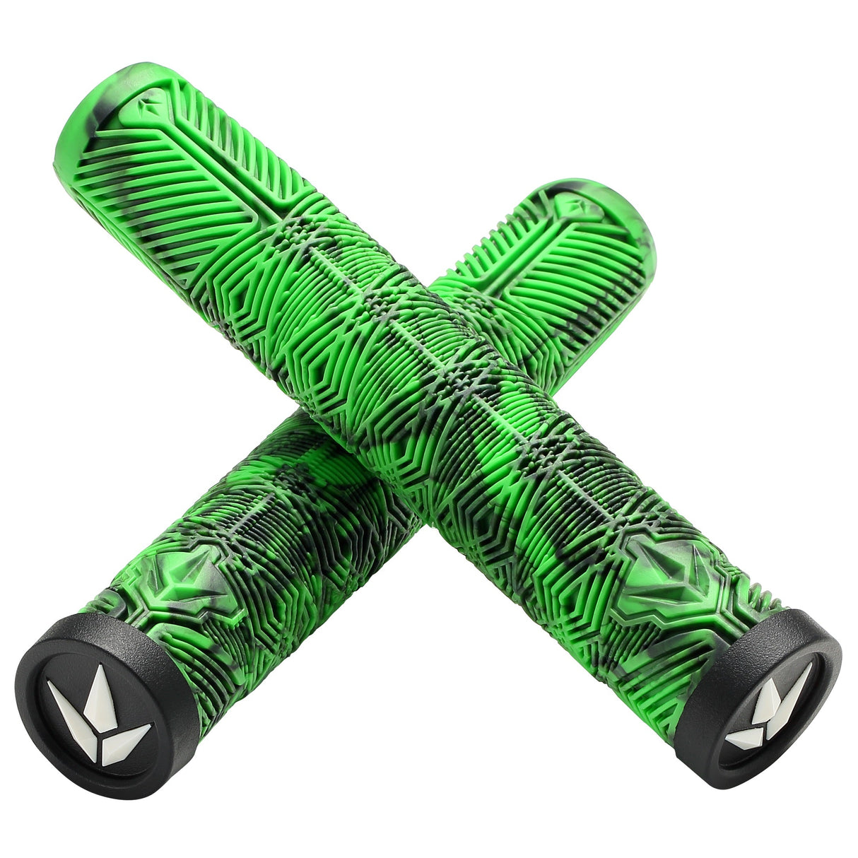 Blunt V3 160mm Bar Grips - Green/Black