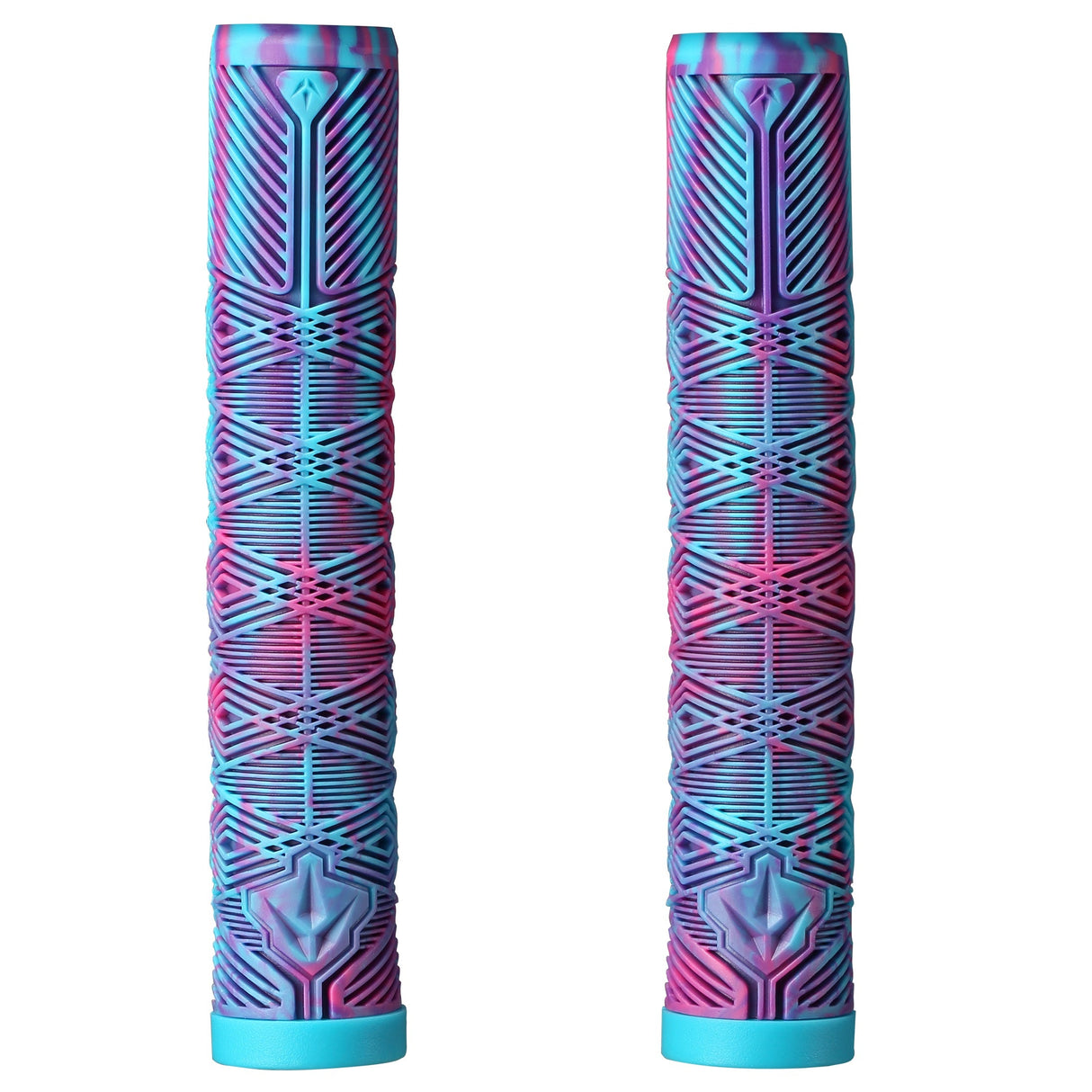 Blunt V3 160mm Bar Grips - Pink/Teal/Purple