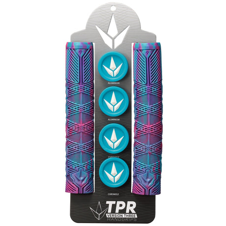 Blunt V3 160mm Bar Grips - Pink/Teal/Purple