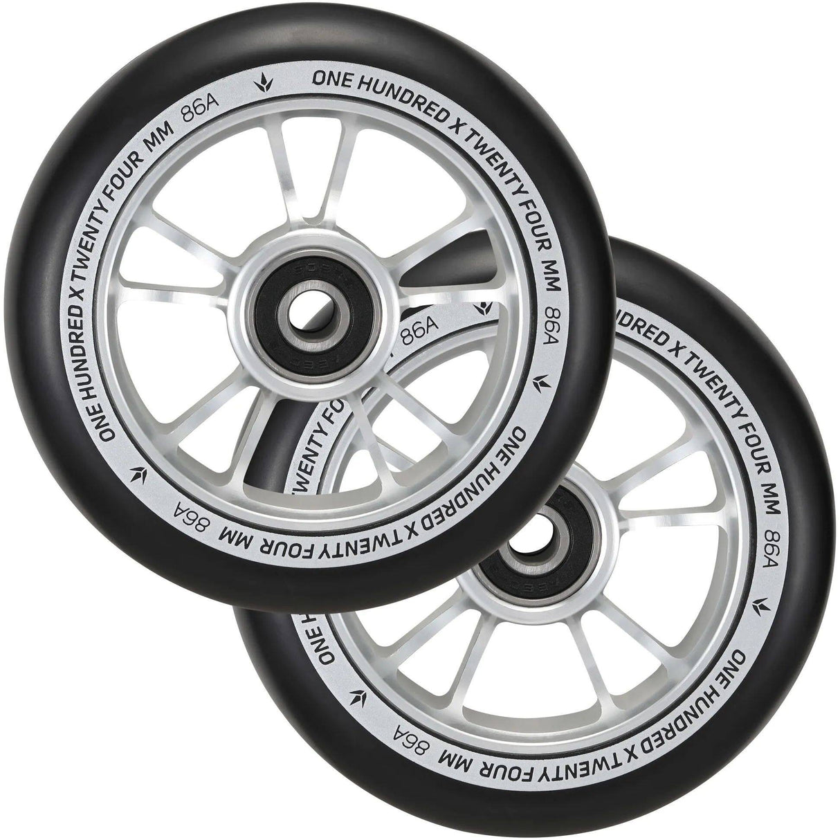 Blunt 100mm Scooter Wheel - Black/Silver