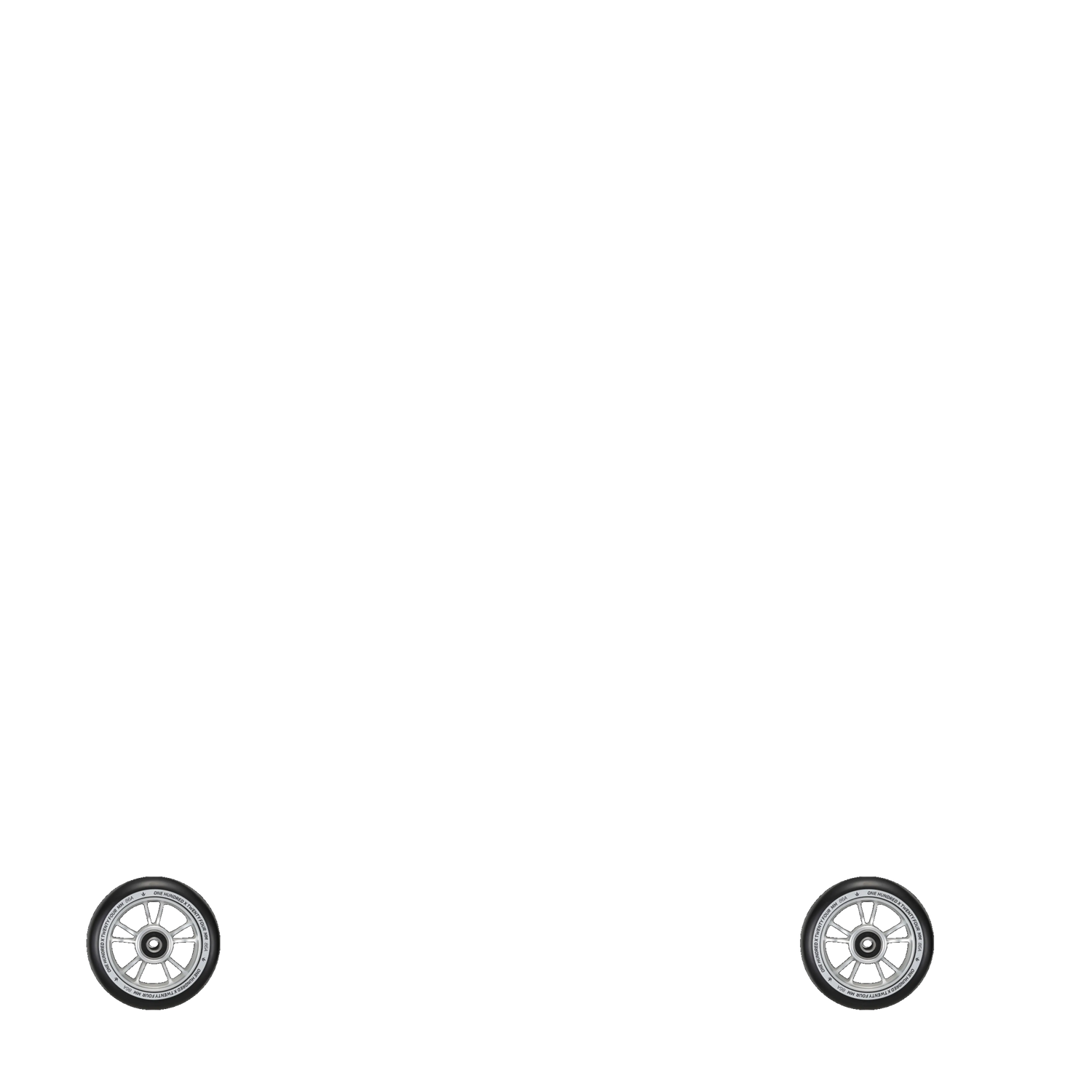 Blunt 100mm Scooter Wheel - Black/Silver