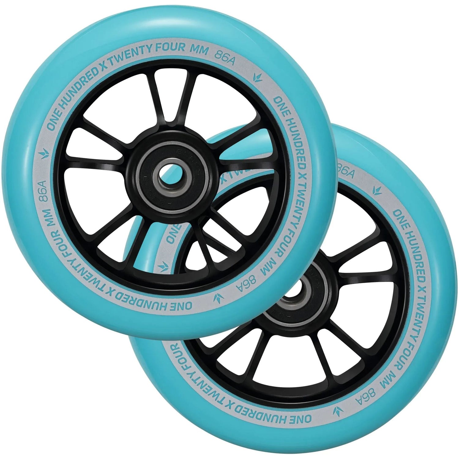 Blunt 100mm Scooter Wheel - Black/Teal