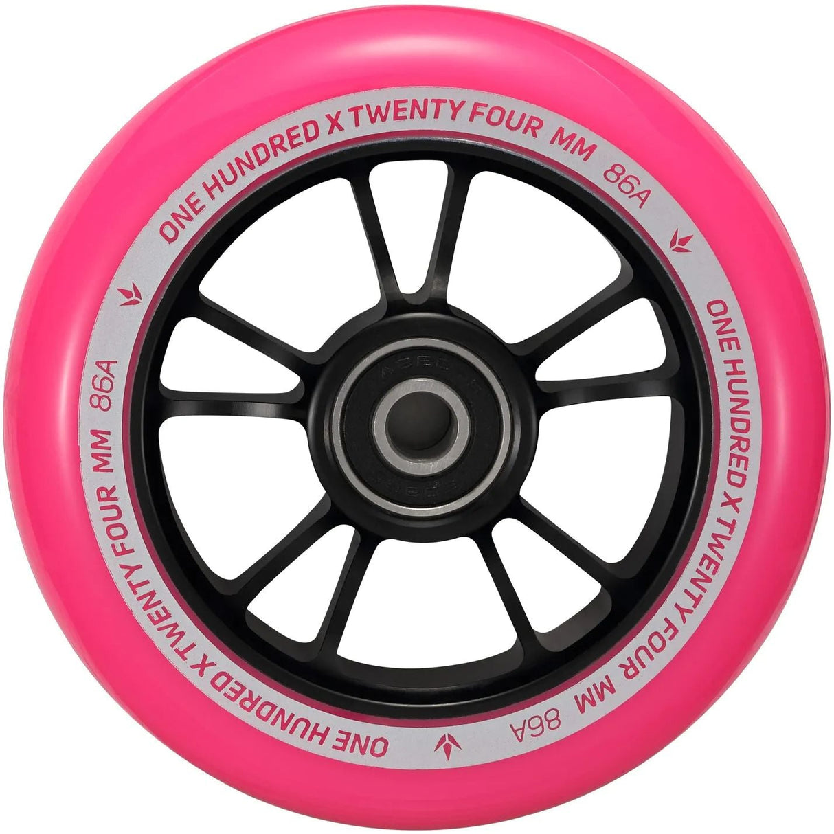 Blunt 100mm Scooter Wheel - Black/Pink