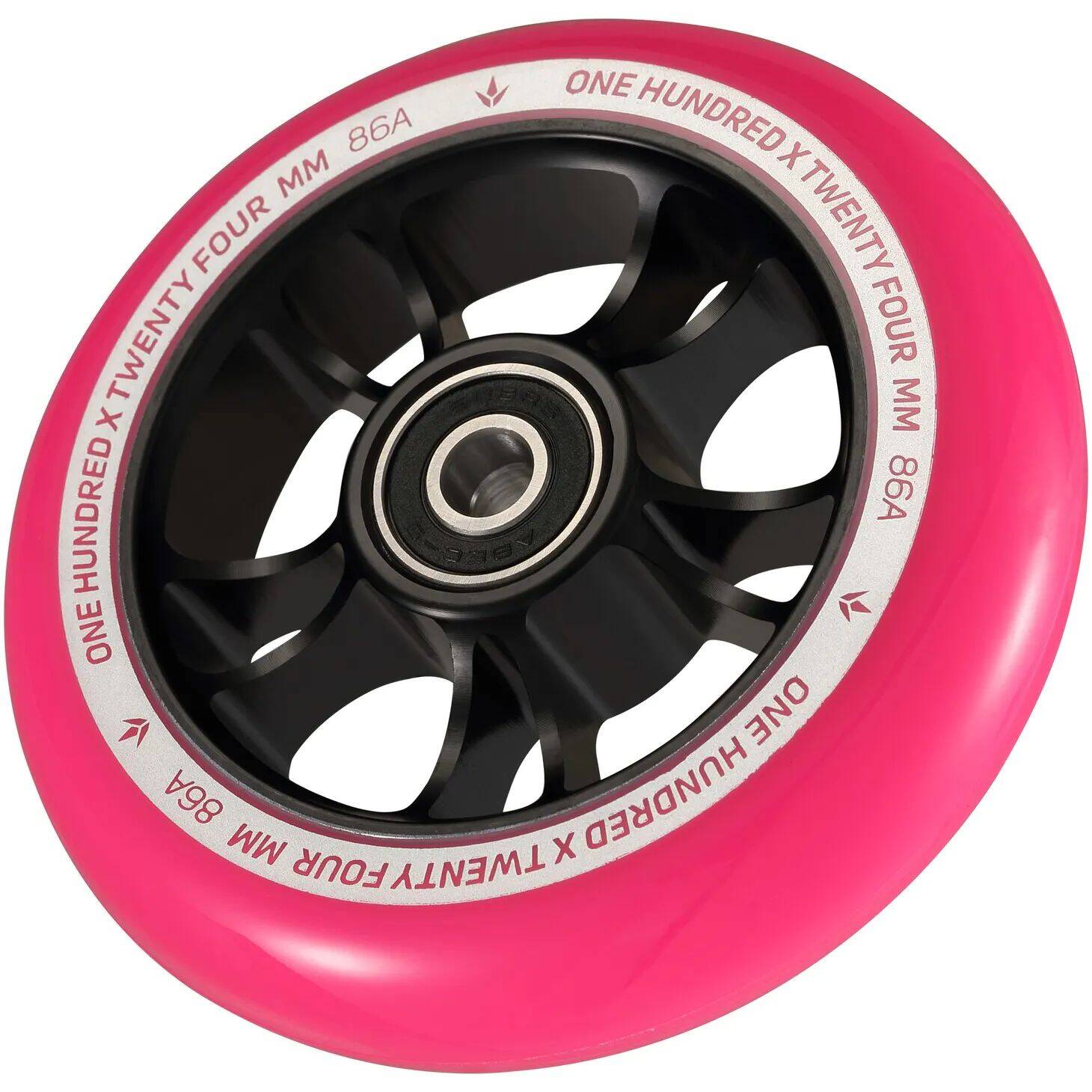 Blunt 100mm Scooter Wheel - Black/Pink