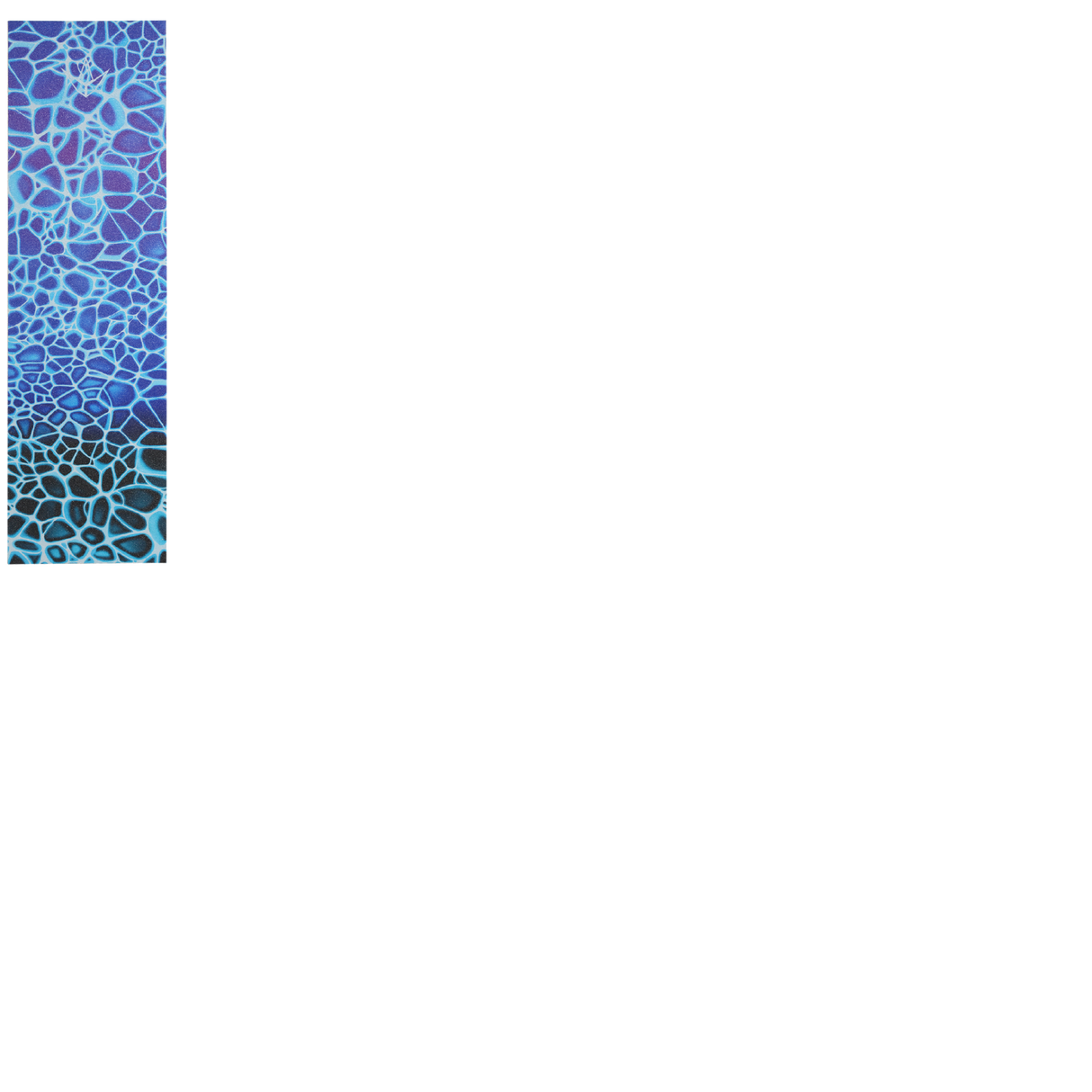 Blunt Scooter Grip Tape - Neuron Blue 23" x 6"