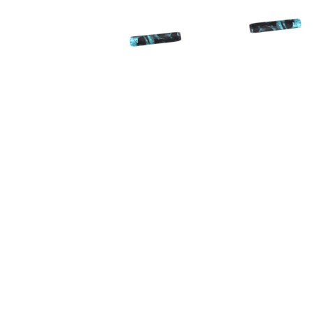 Blunt Will Scott Bar Grips - Black/Teal