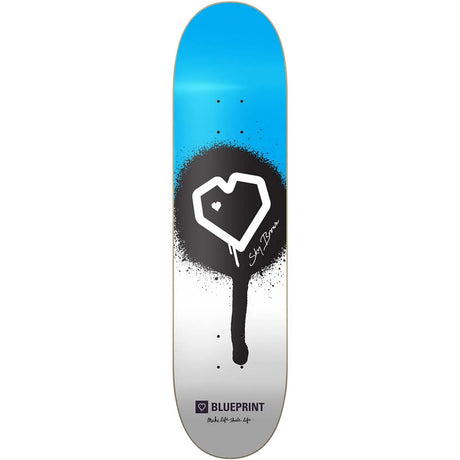 Blueprint Sky Brown x MLSL Skateboard Deck - 8.25"