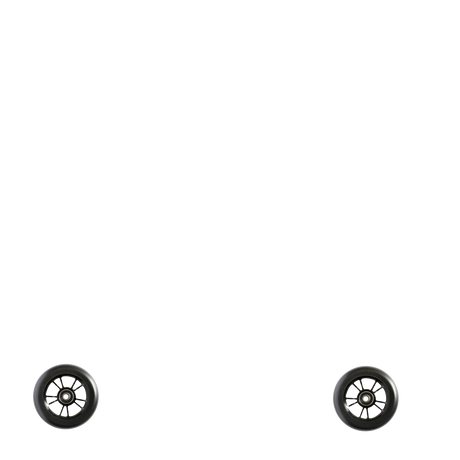 Blunt 100mm Scooter Wheel - Black/Black