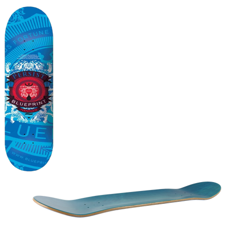 Blueprint Courage Skateboard Deck - Bright Blue 8"