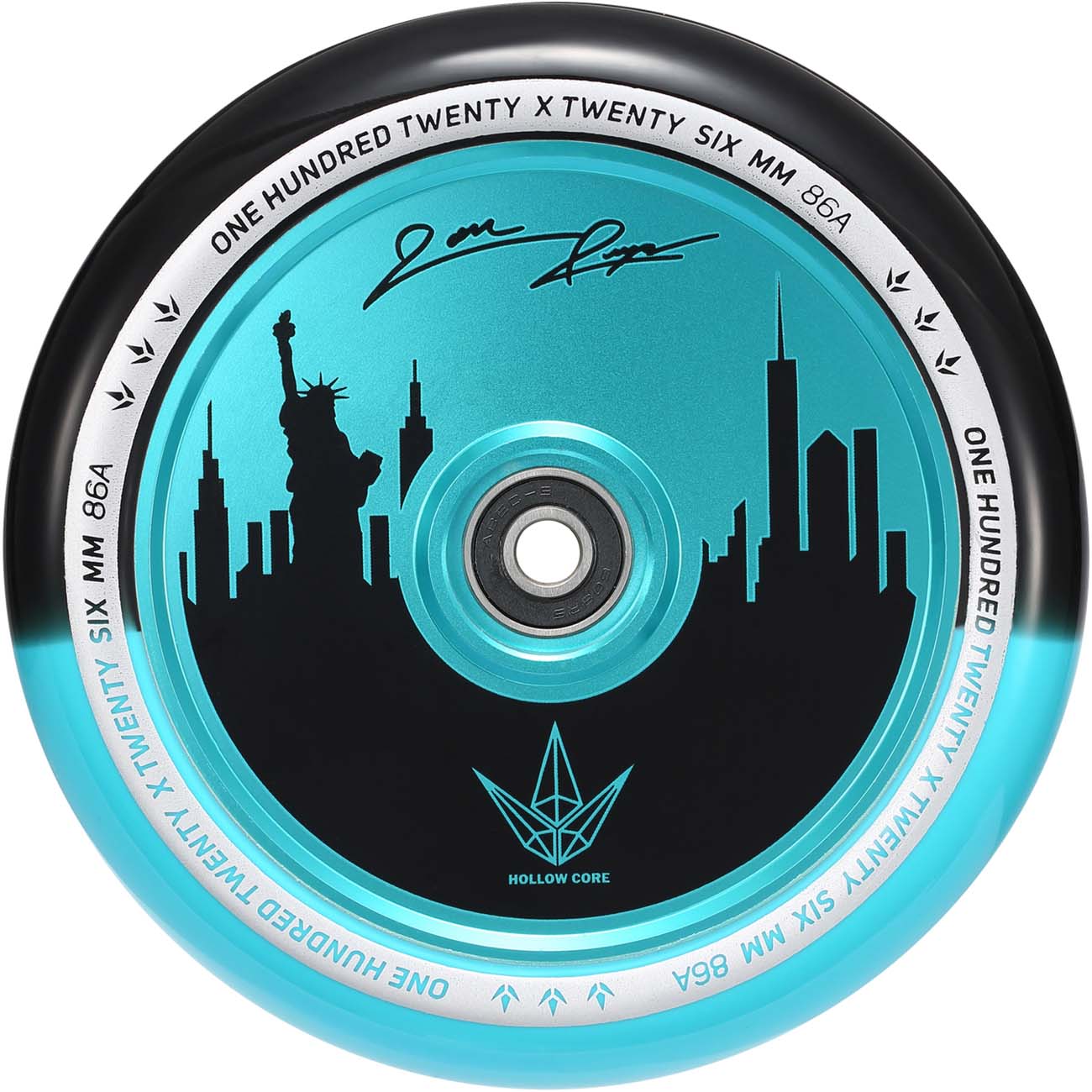 Blunt Jon Reyes Sig 120mm Scooter Wheel - Black/Teal