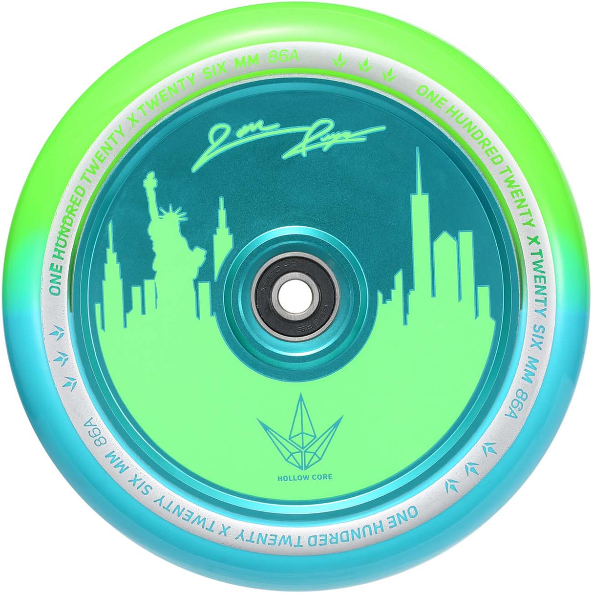 Blunt Jon Reyes Sig 120mm Scooter Wheel - Green/Teal