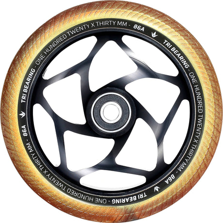 Blunt Envy Tri Bearing Scooter Wheel 120mm x 30mm - Black/Gold