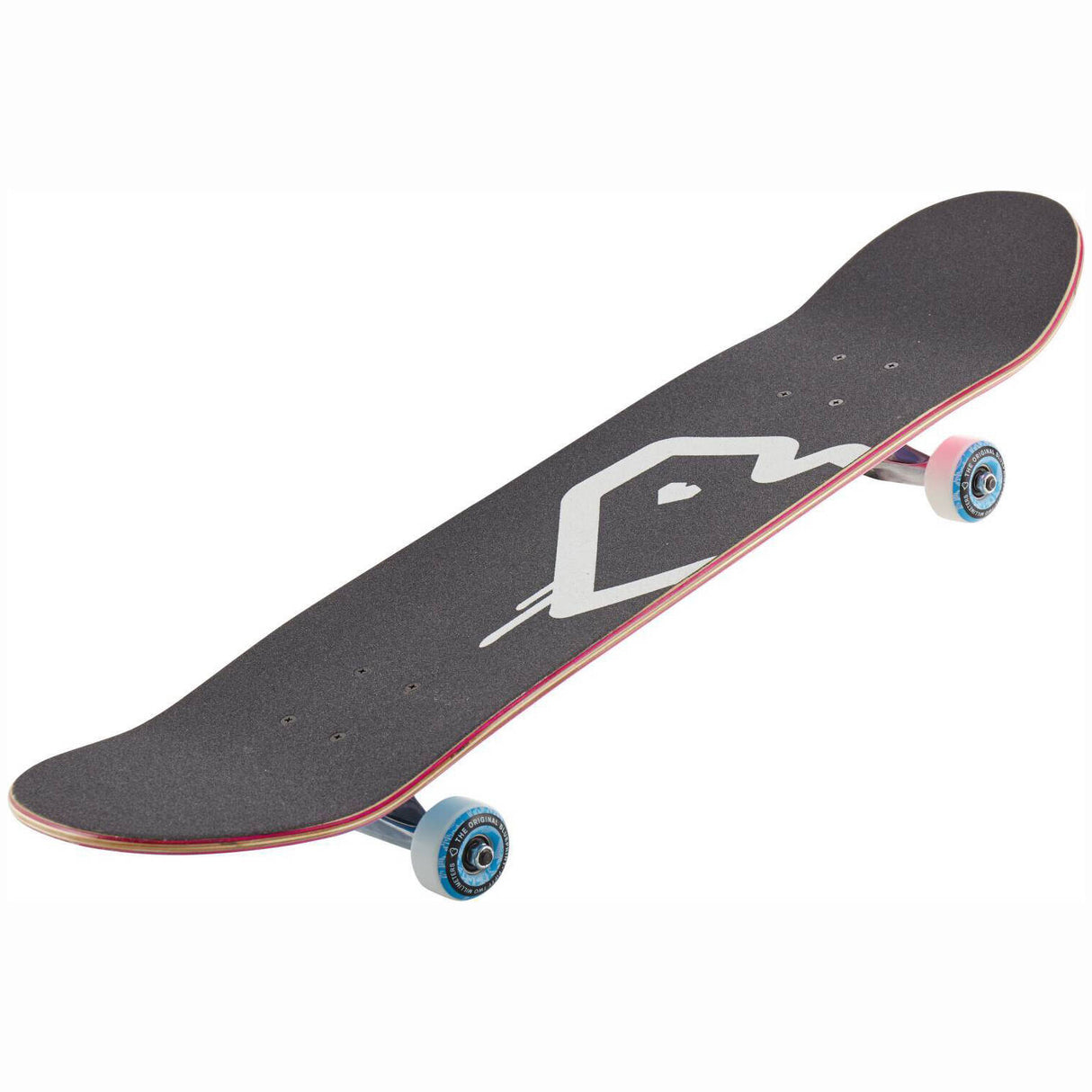Blueprint Spray Heart Complete Skateboard - Pink/Blue 8.25''