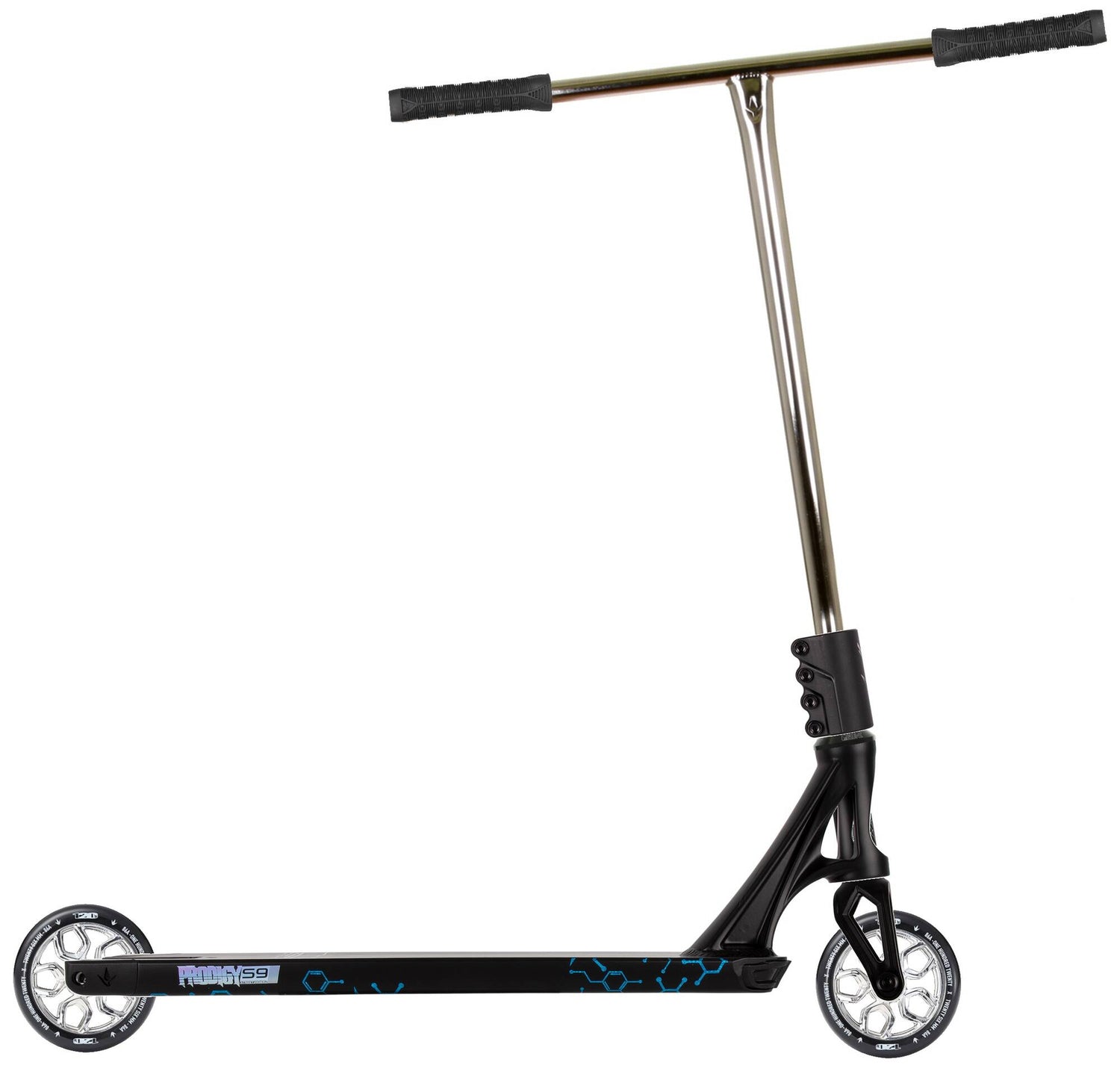 Blunt Street Custom Stunt Scooter - Black/Chrome