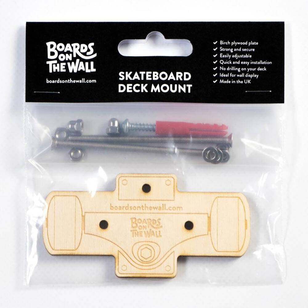 Boards On The Wall Skateboard Deck Mount - Natural - 5 Pack