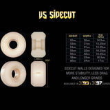 Bones Dark Waters V5 Sidecut Skateboard Wheels - Black 55mm