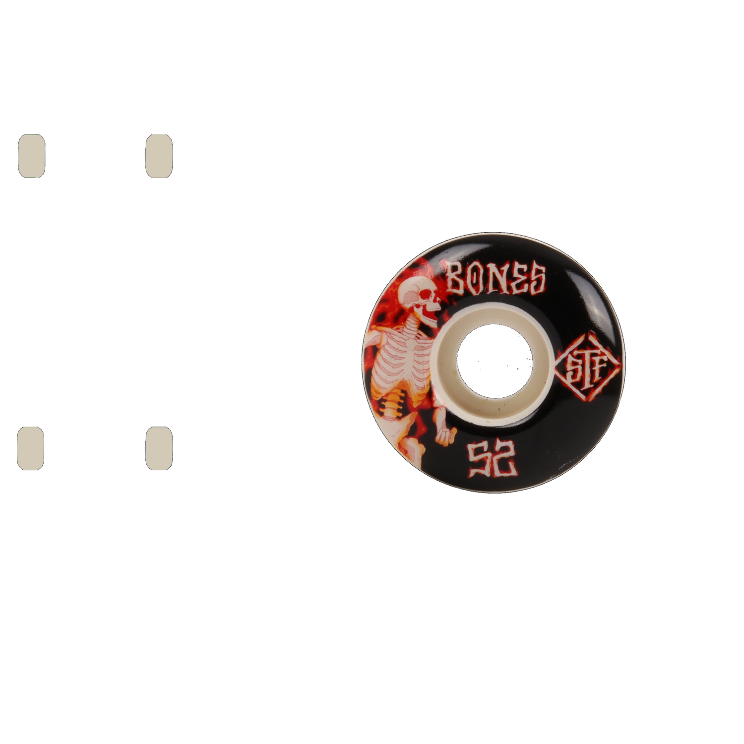 Bones STF Blazer V1 Standard Skateboard Wheels (Pack of 4) - 52mm