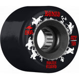 Bones ATF Rough Riders Wranglers Core 80a Skateboard Wheels - Black 59mm (Pack of 4)