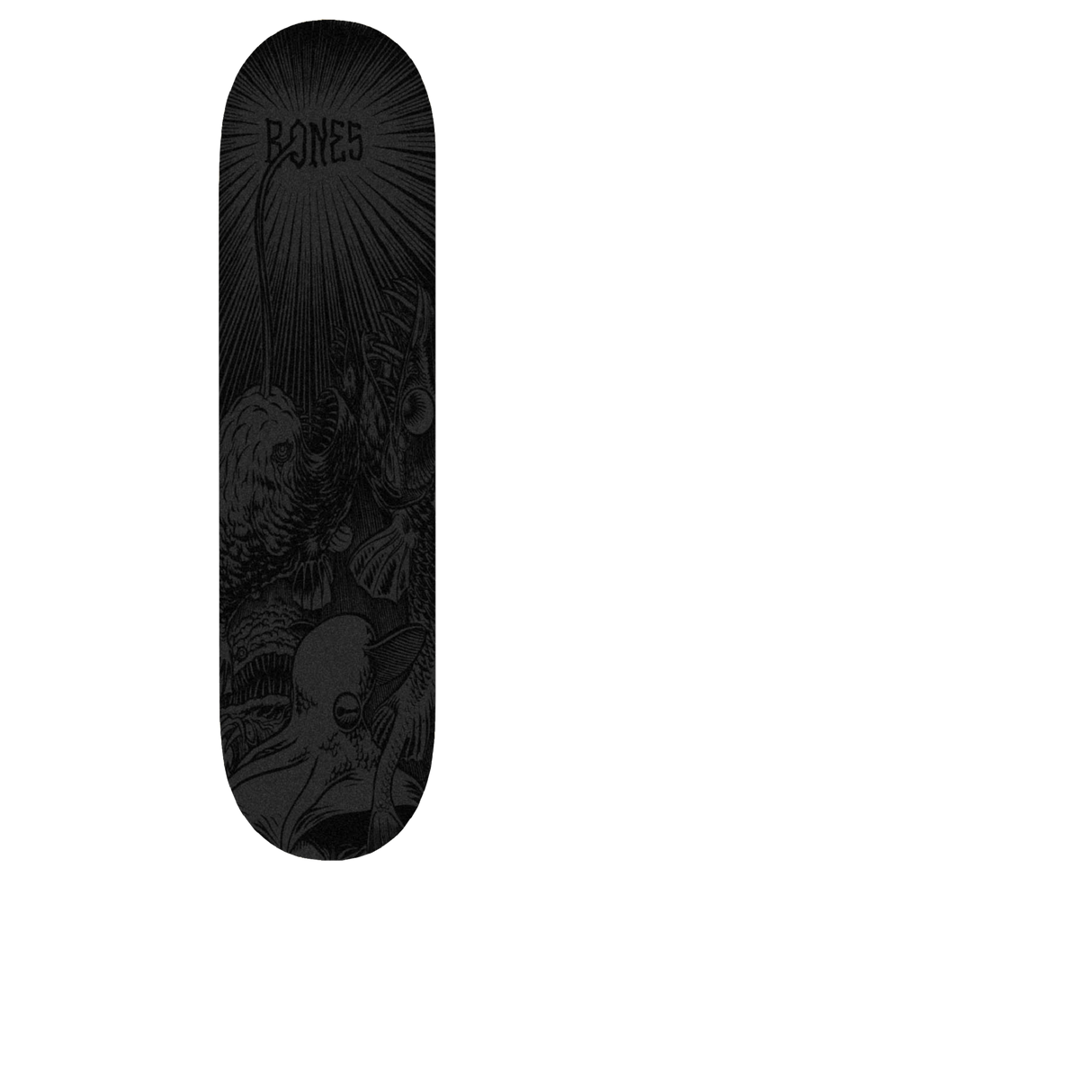 Bones Dark Waters Skateboard Grip Tape - Black