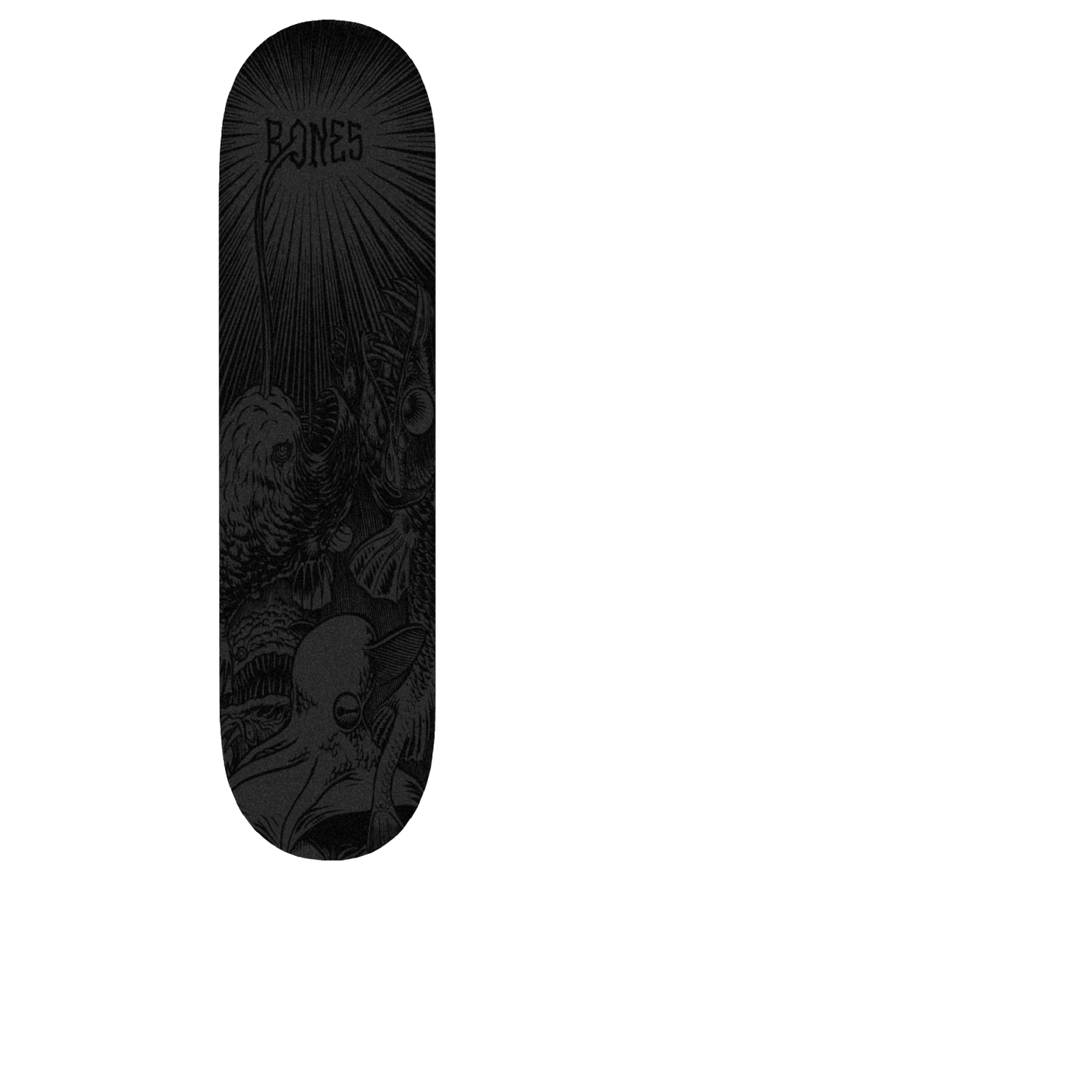 Bones Dark Waters Skateboard Grip Tape - Black